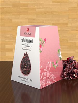 Tra dai qua Hibiscus Hong Hoa